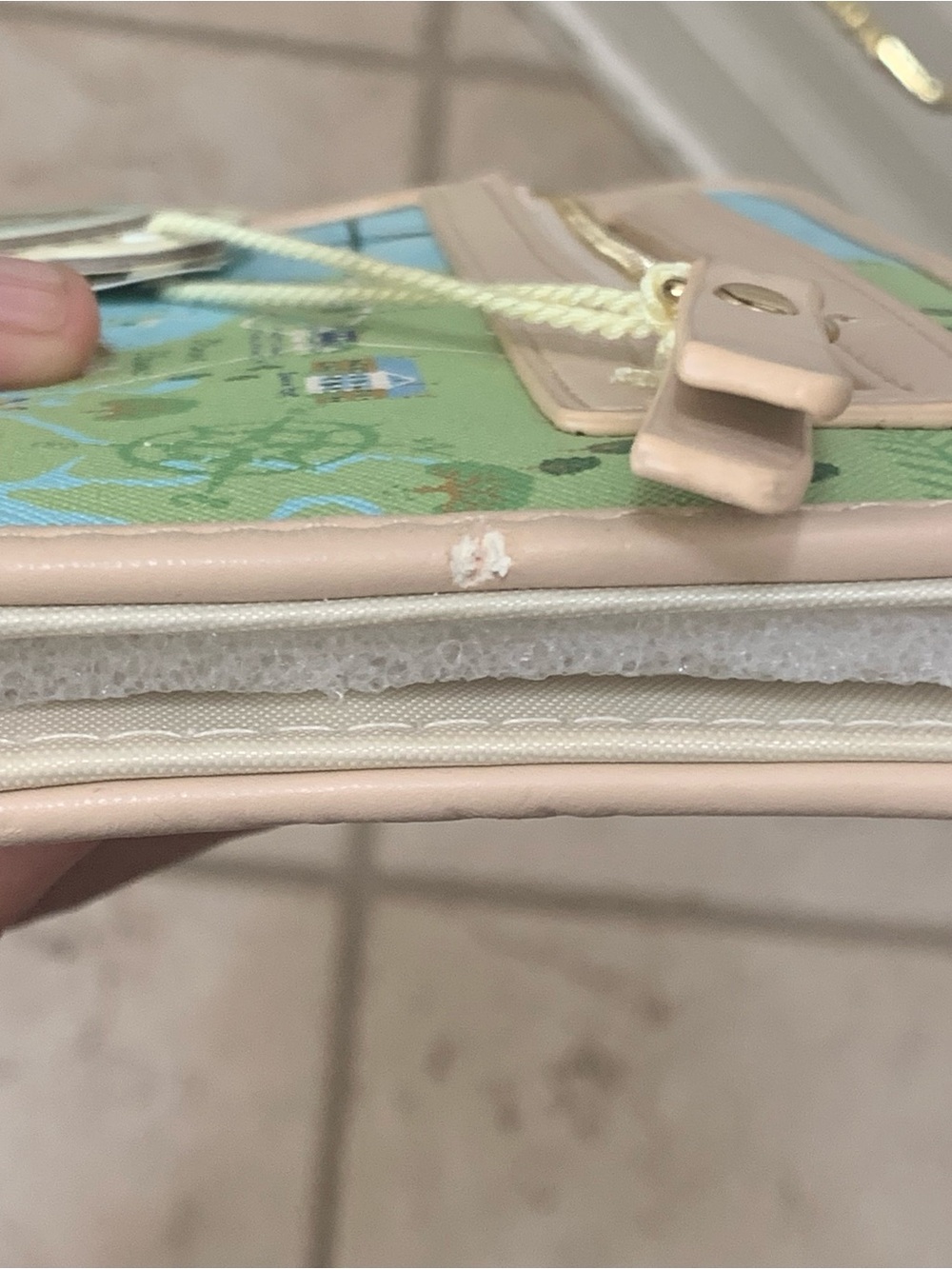 Spartina 449 Carleston map snap wallet NWT - Picture 13 of 16
